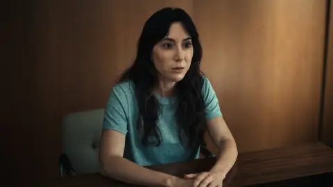 Michelle Hadley speaks during an interview in Netflix’s A Toxic Love Story.